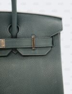 Hermes Birkin 30 Vert Cypress Blue Zellige Officier Togo Swift Leather