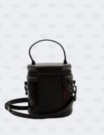 Louis Vuitton Black Patent Calfskin Laced Monogram Cannes Bag