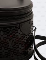 Louis Vuitton Black Patent Calfskin Laced Monogram Cannes Bag