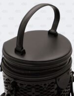 Louis Vuitton Black Patent Calfskin Laced Monogram Cannes Bag