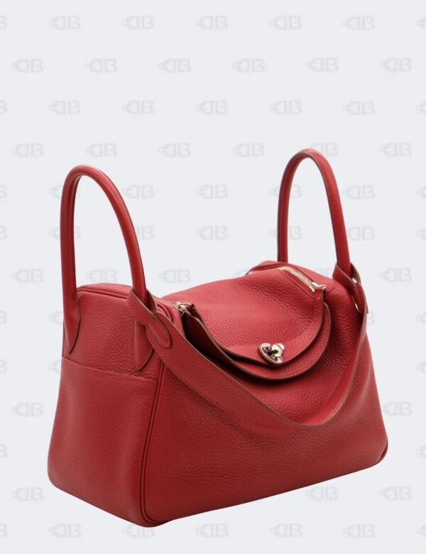 Hermès Lindy 30 Rouge Grenat Clemence with Palladium Hardware