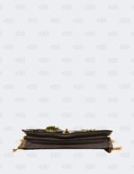Valentino Garavani Grey Leather Appliques Gold Micro Rockstud Crossbody Bag