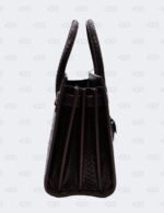 YSL Dark Brown Python Nano Sac De Jour