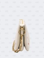 Louis Vuitton White Garden Multicolored Floral Coussin PM Monogram Embossed Shoulder Bag