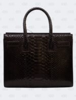 YSL Dark Brown Python Nano Sac De Jour