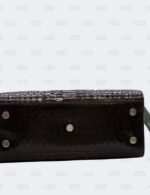 YSL Dark Brown Python Nano Sac De Jour