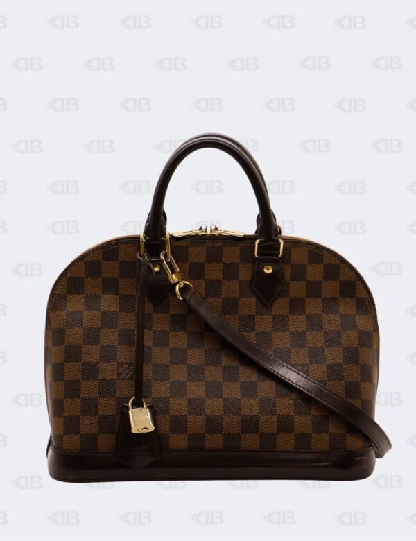 Louis Vuitton Damier Ebene Coated Canvas Alma PM Bag