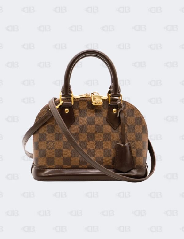 Louis Vuitton Damier Ebene Coated Canvas Alma BB Bag