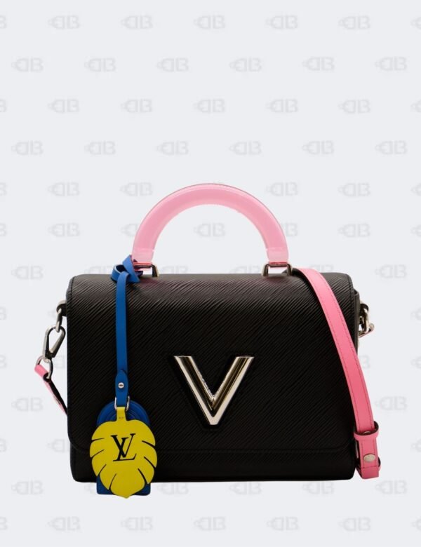 Louis Vuitton Black Rose Twist MM in Epi Leather Short Handle Shoulder Bag