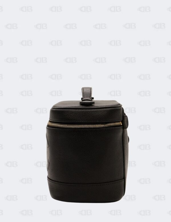 Chanel CC Black Caviar Leather Vanity Case