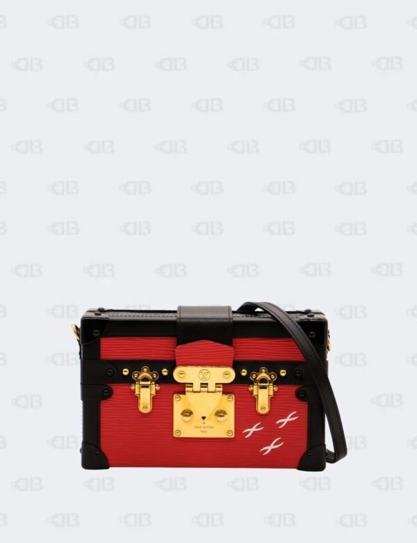 Louis Vuitton Red/Black Epi Petite Malle