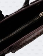 YSL Dark Brown Python Nano Sac De Jour
