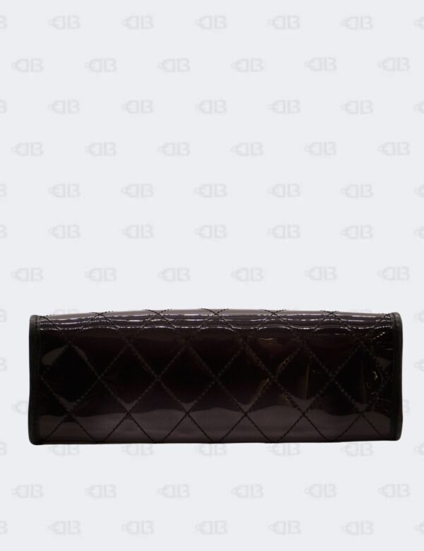 Chanel Black Ombre Translucent Quilted PVC Pochette Shoulder Bag