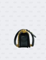 Chanel Black Quilted Calfskin Leather Small Boy Flap Bag