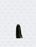 Chanel Metallic Black Iridescent Canvas Edinburg Wallet On Chain