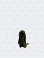 Chanel Metallic Black Iridescent Canvas Edinburg Wallet On Chain