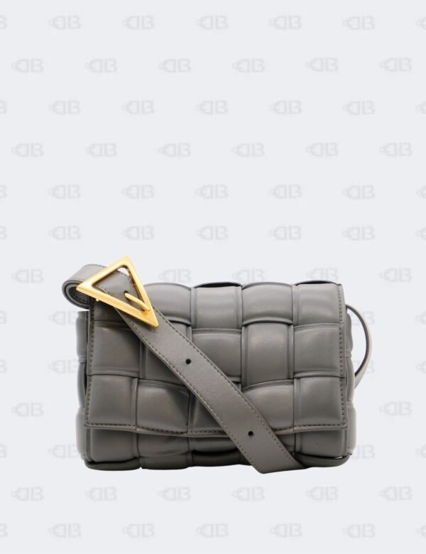 Bottega Veneta Grey Mini Padded Cassette Bag
