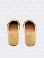 New Christian Dior Beige Granville Oblique Raffia Flat Espradille Size 38