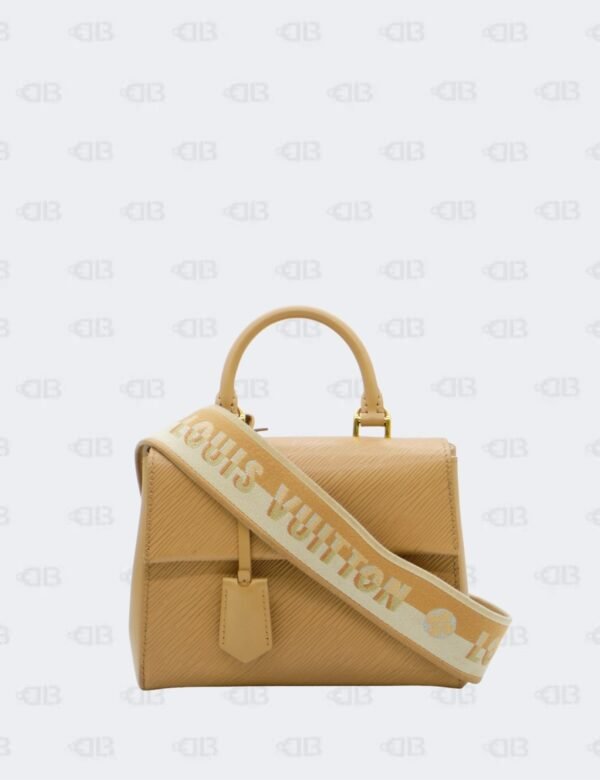 Louis Vuitton Mini Cluny Beige Epi Leather Handbag