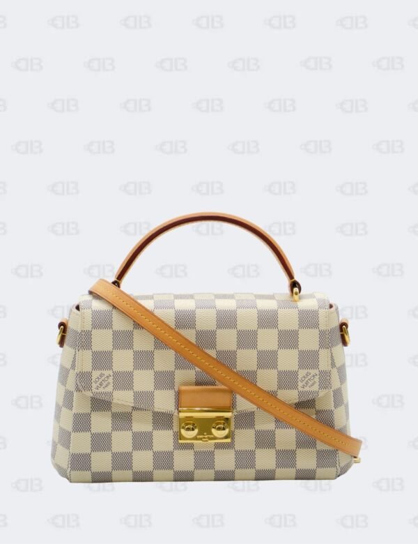 Louis Vuitton Croisette Damier Azur Canvas Handbag