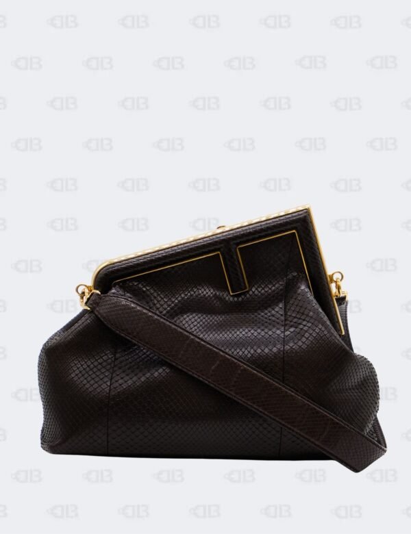 Fendi Python Dark Brown First Bag