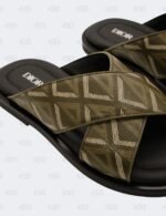 New Christian Dior M-Vert Alias Criss-Cross CD Diamond Jacquard Sandals Size 39