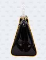 Fendi Patent Mini Plexi Handle Peekaboo Iconic Satchel Black