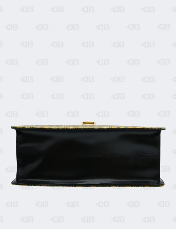 Gucci Sylvie Multicolor Brocade Fabric Handbag