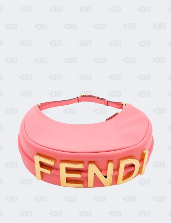 Fendi Pink Fendigraphy Hobo Bag