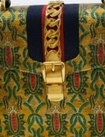 Gucci Sylvie Multicolor Brocade Fabric Handbag