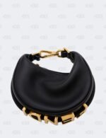 Fendi Black Nano Fendigraphy Hobo Bag