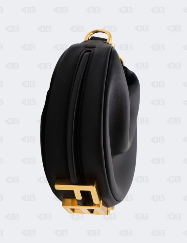 Fendi Black Nano Fendigraphy Hobo Bag