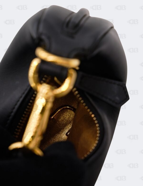 Fendi Black Nano Fendigraphy Hobo Bag