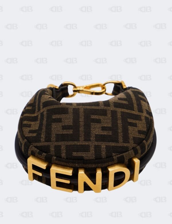 Fendi Monogram Fendigraphy Zucca Moon Bag