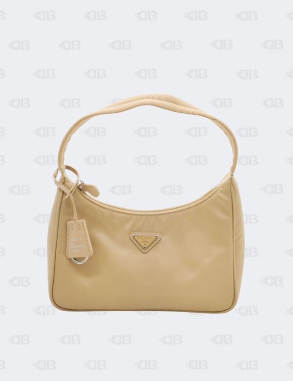Prada Beige Re-Edtion 2000 Re-Nylon Shoulder Bag