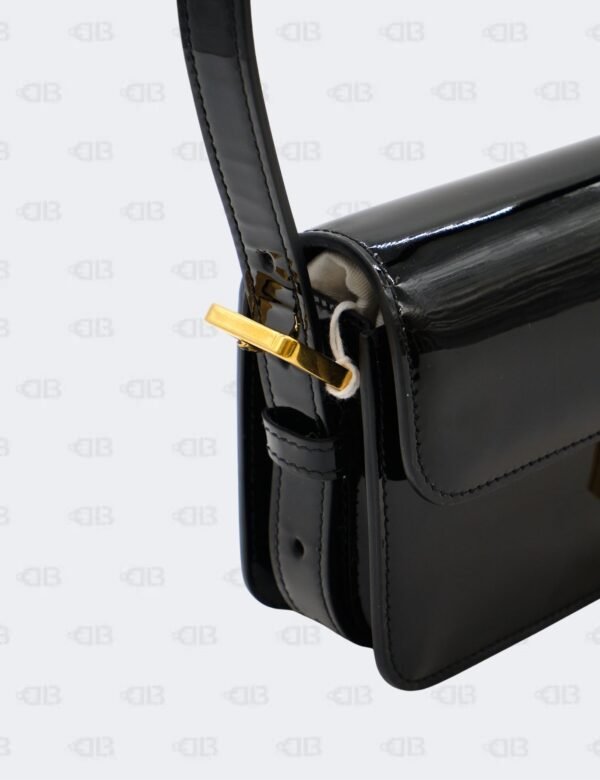 Christian Dior Black Patent Miss Dior Flap Bag