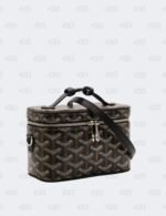 Goyard Black Goyardine Coated Canvas Muse Mini Vanity Case
