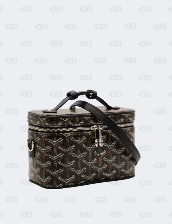 Goyard Black Goyardine Coated Canvas Muse Mini Vanity Case
