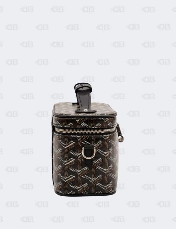 Goyard Black Goyardine Coated Canvas Muse Mini Vanity Case