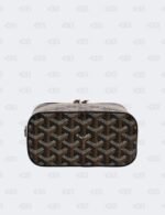 Goyard Black Goyardine Coated Canvas Muse Mini Vanity Case