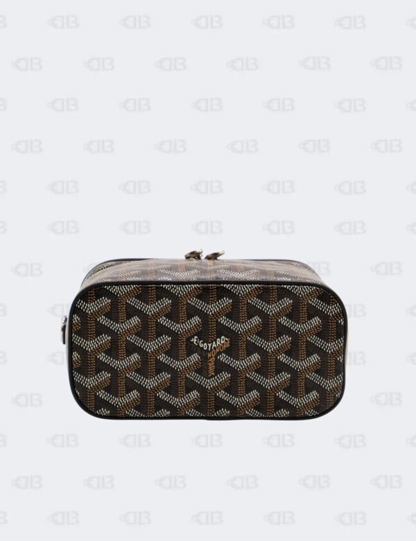 Goyard Black Goyardine Coated Canvas Muse Mini Vanity Case