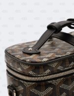 Goyard Black Goyardine Coated Canvas Muse Mini Vanity Case