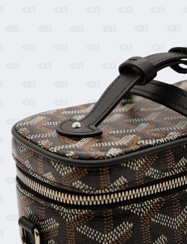 Goyard Black Goyardine Coated Canvas Muse Mini Vanity Case