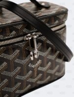 Goyard Black Goyardine Coated Canvas Muse Mini Vanity Case