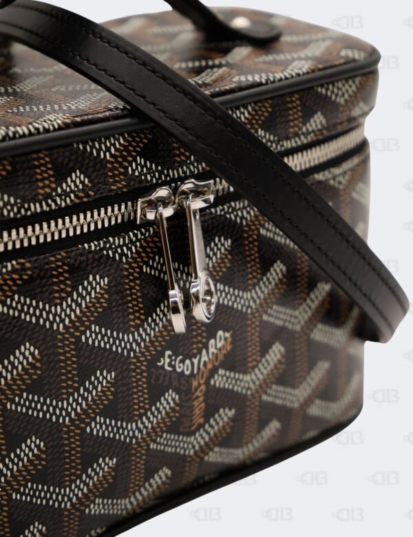 Goyard Black Goyardine Coated Canvas Muse Mini Vanity Case