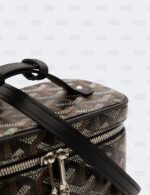 Goyard Black Goyardine Coated Canvas Muse Mini Vanity Case