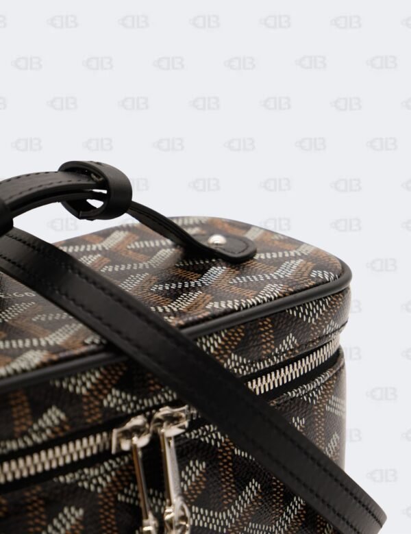 Goyard Black Goyardine Coated Canvas Muse Mini Vanity Case