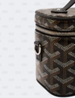Goyard Black Goyardine Coated Canvas Muse Mini Vanity Case