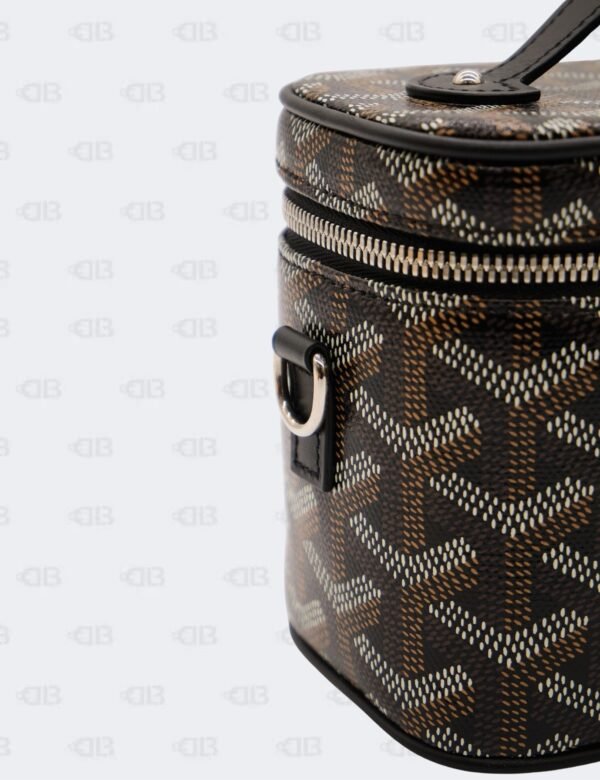 Goyard Black Goyardine Coated Canvas Muse Mini Vanity Case