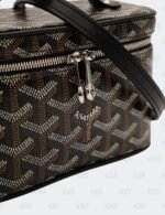 Goyard Black Goyardine Coated Canvas Muse Mini Vanity Case
